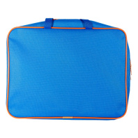 Папка А4 (360*270*80) с ручками, молния, ткань "Василёк"