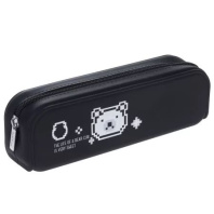 Пенал-косметичка (200*50*60) силикон, молния "Pixel Bear"