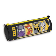 Пенал-тубус (210*70*70) молния, ткань "Мультики"