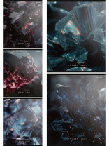 Тетрадь А5 48л кл. Проф-Пресс "Завораживающие кристалы" твин-лак, 5диз.в блоке