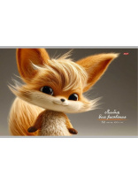 Альбом А4 32л скоба "Милая лисичка" пл. 100гр/м