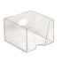 Подставка под бумажный блок (90*90*45мм) прозрачная