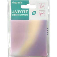 Блок с липким краем (73х73мм) 50л, пластиковый, прозрачный, искрящиеся с дизайном