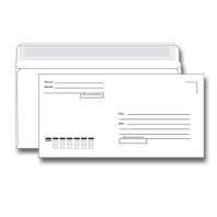 Конверт 110*220мм отр.лента, куда-кому