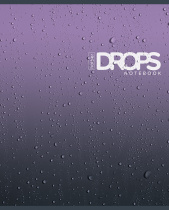 Тетрадь А5  80л кл. Hatber "Капли"