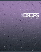 Тетрадь А5  80л кл. Hatber "Капли"