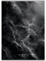 Тетрадь А4  48л кл. скоба Проф-Пресс "Черный мрамор" (203*273мм)