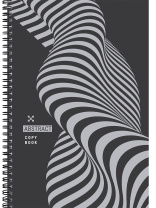 Тетрадь А4  60л кл. гребень Проф-Пресс "Абстрактный дизайн - 6"