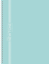 Тетрадь А4  80л кл. гребень Hatber "NEWtone Pastel. Зеленый нефрит" многоурперф., софт-тач*