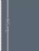 Тетрадь А4  80л кл. гребень Hatber "NEWtone Pastel. Серый агат" многоурперф., софт-тач*