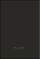 Тетрадь А4  80л кл. скоба Полином "Total Black" софт-тач