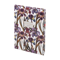 Тетрадь А4 7БЦ  80л кл. сшивка Альт "Flora. Ирисы" глянц.лам. БЕЗ ПОЛЕЙ
