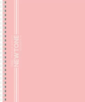Тетрадь А5  96л кл. гребень Hatber "NEWtone PASTEL. Розовый кварц" софт-тач*