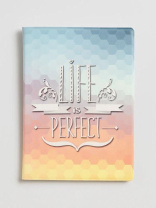 Обложка для паспорта ПВХ "LIFE IS PERFECT" плотность 600 мкм