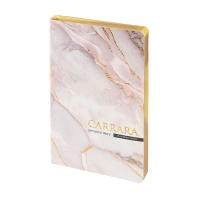 Ежедневник недат. А5 128л., кожзам, мягк.пер. "Carrara" ляссе