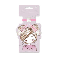 Набор аксессуаров для волос "Феникс+. Котики" 1 резинка, 2 заколки 5,5см