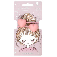 Набор резинок для волос "Феникс+. Сердечки" 2шт.