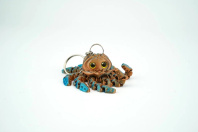 Брелок 3D "Медуза Шелли" 9 см, цвет ассорти