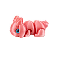 Игрушка 3D "Крольчиха Кортни" 6 см, цвет ассорти