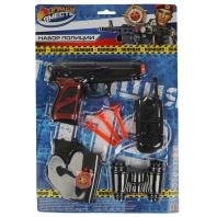 Игровой набор "Полиция" пистолет с присосками