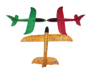 Самолет с запуском 24*22см, полистерол, микс цветов