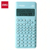 Калькулятор  10+2 разр. Deli научный, синий ED240