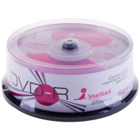 Диск DVD-R Smart Track 16х емкость 4,7Gb, 25шт. в банке