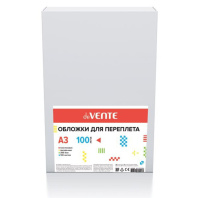 Обложка для переплета deVENTE пластик, прозрачный,  А3, 200мкм, 100л