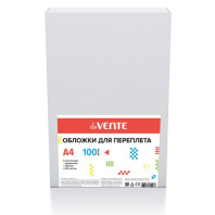 Обложка для переплета пластик deVENTE прозр., А4, 150 мкм, 100л