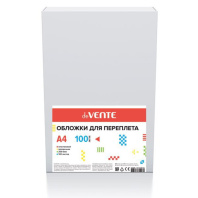 Обложка для переплета пластик deVENTE прозр., А4, 200 мкм, 100л