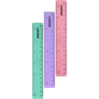 Линейка 16 см пластик. "Pastel" , ассорти