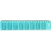 Линейка 20 см "Air" пластик., арифметическая