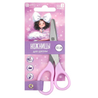 Ножницы детские Феникс+ "Балерина с бантом" 13,5 cм, нерж.сталь