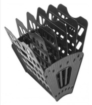 Лоток веер 6 секционный, черный