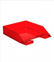 Лоток д\бумаг гориз. КАСКАД тёмно-красный ВИШНЯ