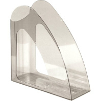 Накопитель д\бумаг верт. deVENTE.AIR 9*24*24см прозрачный дымчатый