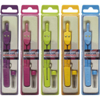 Готовальня deVENTE 2 предмета в пластиковом футляре, ассорти Готовальня deVENTE 2 предмета в пластиковом футляре, ассорти