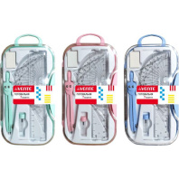 Готовальня deVENTE 7 предметов в пластиковом футляре, ассорти Готовальня deVENTE 7 предметов в пластиковом футляре, ассорти