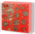 Салфетка  Gold decor "НГ Фонарь на красном" 33*33см, 20 шт., 3-х слойная