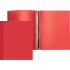 Папка 4 кольца 16мм 0,5мм пластик А4 красная