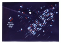 Конверт на кнопке с рисунком А4 Команда России Конверт на кнопке с рисунком А4 Команда России