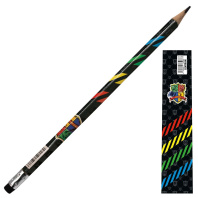 Карандаш ч/гр "Школа магии" НВ с ластиком