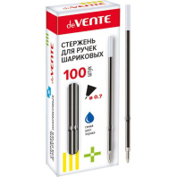 Стержень шар. deVENTE 110мм, 0,7 мм, синий , автомат.