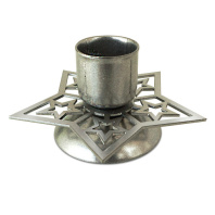 Подсвечник "Созвездие" серебро 4*8см