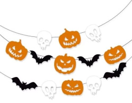 Гирлянда "Ужасно веселая гирлянда. Хеллоуин" 3-4 м