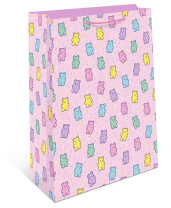 Пакет подар. бумажн. 26*32*12 см 150гр/м "Мишки"