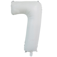 Шар фольга 26" "Цифра 7" White