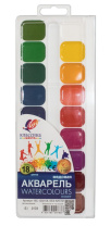 Акварельные краски 18цв. Классика, медовые, п\упак, б\к