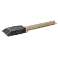 Кисть поролоновая круглая 25мм, деревянная ручка