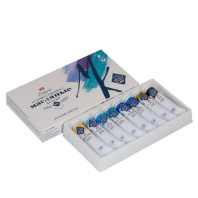 Набор красок масляных худож. "Мастер класс. Морской пейзаж"  8цв*18 мл, картон*